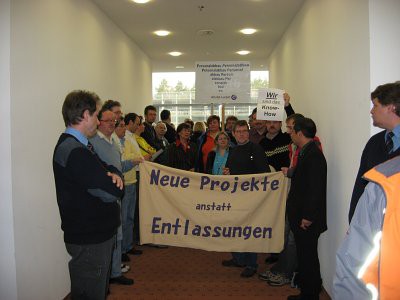 Alcatel-Lucent: Demo vor der AR-Sitzung