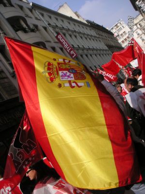 Plakate 14 Spanien Flagge