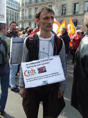 Picture of the Paris demo on March 15th 2007